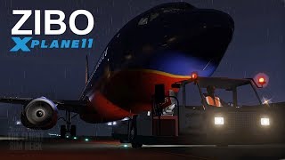 XPlane 11  First Departure With Zibo Mod 737800X [upl. by Adamo]