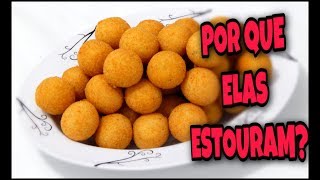 Dica infalível para as Bolinhas de queijo NÃO ESTOURAR [upl. by Airotal]