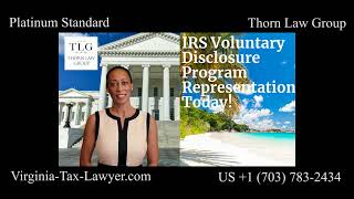 IRS Voluntary Disclosure Program Representation Today [upl. by Sieracki]