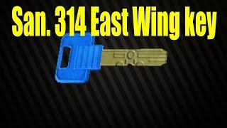 Escape From Tarkov  San 314 East Wing key [upl. by Dowski]