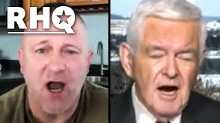 Veteran SLAMS Newt Gingrich For Warmongering [upl. by Arriat]