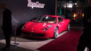 Ferrari 458 and Lamborghini LP670SV Top Gear Event at Bibendum Fulham Road London [upl. by Zwick]