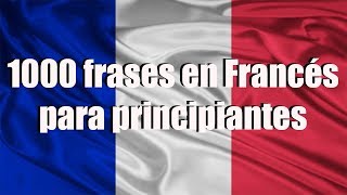 Cursos de francés 1000 Frases en francés para principiantes parte 12 [upl. by Obala108]