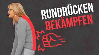 Rundrücken effektiv begradigen ⚡ Dehne DIESEN Muskel [upl. by Acinomed]