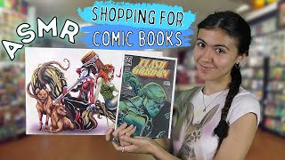 ASMR  at the comic book shop [upl. by Akilegna]