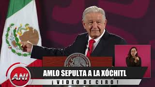 AMLO SEPULTA A LA XÓCHITL 🤧 Pone un video que CIRO manipuló en vivo [upl. by Nesrac]