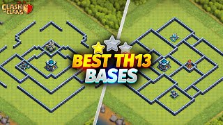 NEW TH13 Base Link  BEST Town Hall 13 TrophyWarHybridFarming Base  Clash Of Clans [upl. by Kovacs]