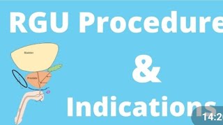 Retrograde Urethrogram RGU Radiographic Procedure [upl. by Dennard]