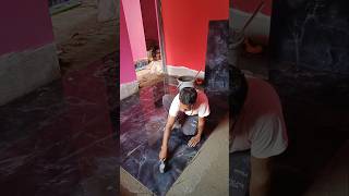 मार्बल या टाइल्स के ऊपर चढ़कर क्यों लगते हैं construction marbletiles [upl. by Aleirbag]