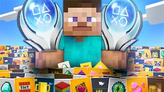 Unlocking Every Minecraft Platinum Trophy Ever [upl. by Ashwin]