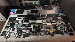 ENTIRE electronics collection 100 devices phones laptops tablets etc overview 2024 [upl. by Brasca984]