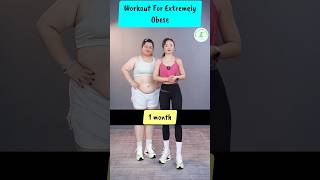 Workout For Extremely Obese extremeweightloss weightlossseries weightlossworkout shorts [upl. by Trenna950]