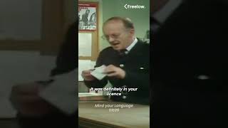 Mr Brown Tries Bribing the officer  Mind Your Language mindyourlanguage shorts [upl. by Melquist]