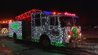 2016 NesconsetNY Fire Department Santa Claus Parade 121716 [upl. by Murry]