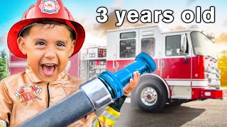 Transforming our Son into a Real FIREFIGHTER [upl. by Adnaluoy677]