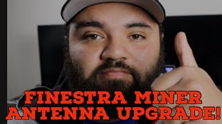 58 DBI antenna upgrade for the FINESTRA MINER  helium thepeoplesnetwork updated earnings [upl. by Legge]