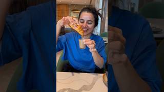 Chai  Croissant What went wrong Crazy Combination Bhavini youtube vlog food trending crazy [upl. by Attenreb]