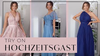 Try On Haul I Hochzeitsgast Kleider I Weddingguest dresses [upl. by Ahaelam]