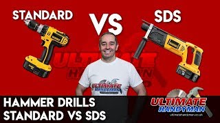 SDS drill versus standard hammer drill [upl. by Atirehgram]