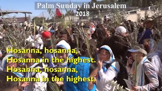 Hosanna Hosanna Hosanna in the Highest with lyrics for congregations [upl. by Alvie310]