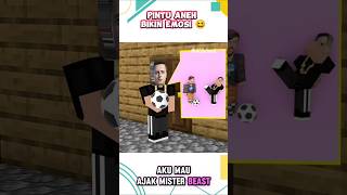 Mr Beast ayo main bola 🤫😆shorts roblox minecraft [upl. by Ahtibbat352]