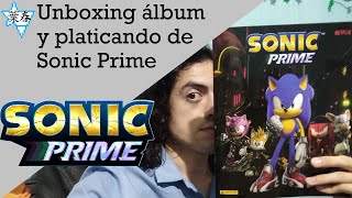 Unboxing álbum panini y platicando de Sonic Prime  Sonic The Hedgehog  Yoharu [upl. by Siwel486]