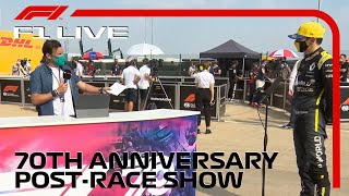 F1 LIVE 70th Anniversary GP PostRace Show [upl. by Altman965]