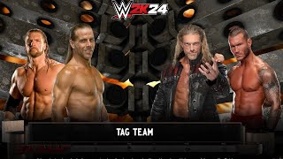 WWE 2K24  Dx vs RetedRKO  Raw [upl. by Onairotciv]