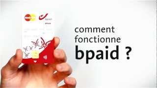 bpaid  carte de paiement prépayée de bpost  sécurité [upl. by Ennywg439]