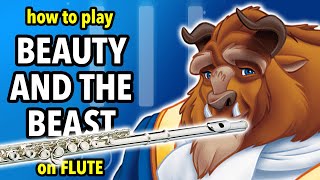 How to play Beauty and the Beast on Flute  Flutorials [upl. by Ennoryt]