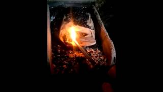 How To Light the coal stove [upl. by Obola]