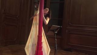 Lavinia Meijer Tomorrows Song Ólafur Arnalds Harp Paris 2017 [upl. by Ayatahs474]