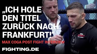 Interview Max Coga  Jarno Errens  Post Fight  FIGHTING [upl. by Enale]