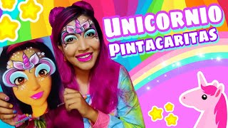 Pintacaritas UNICORNIO  Paso a paso  Facepaint Unicorn [upl. by Ydnil119]