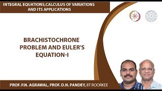 Brachistochrone problem and Eulers equationI [upl. by Rosa]