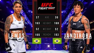 AMANDA LEMOS vs VIRNA JANDIROBA FULL FIGHT UFC [upl. by Marijo746]