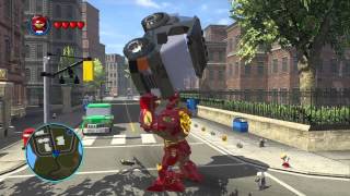 LEGO Marvel Super Heroes  Mini Characters Red Brick Location amp Demonstration Free Roam [upl. by Arymas724]