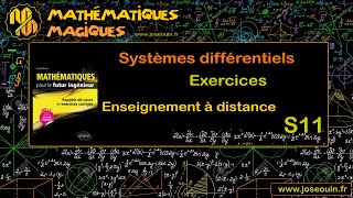 Systèmes différentiels  Exercices  Séance N°11 [upl. by Araet]