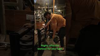 Highly effective workout for your back💯 shorts ytshorts shortsfeed [upl. by Anayi]