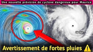 Prévisions de cyclones dangereux à venir pour Maurice  27 janvier02 février Alerte cyclone [upl. by Saalocin]