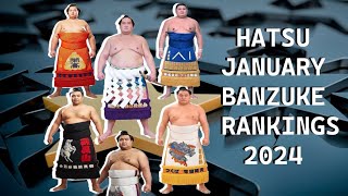 JANUARY HATSU BANZUKE RANKINGS 2024 初場所 How Long Does Terunofuji really have left at the top [upl. by Mitch261]