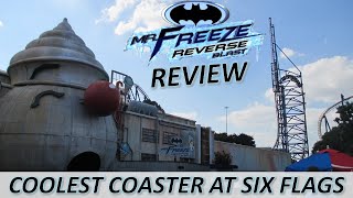 Official MR FREEZE Reverse Blast POV  Six Flags Over Texas [upl. by Calan]