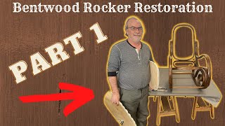 Bentwood Rocker Restoration PART 1 [upl. by Teraj816]