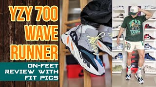 ADIDAS YEEZY BOOST 700 WAVERUNNER 2022  ONFEET REVIEW WITH FIT PICS [upl. by Aikemit648]