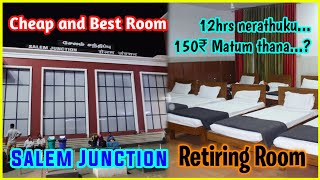 Cheap Stay at Railway Retiring Room  Salem Junction  150 FOR 12HRS [upl. by Meagan]