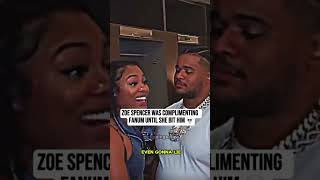 ZOE SPENCER WAS COMPLIMENTING FANUM UNTIL SHE BIT HIM shorts fyp fanum amp [upl. by Bobbie]