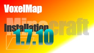 VoxelMap 1710 Zans Minimap  How To Install in Minecraft 1710 [upl. by Laekcim]