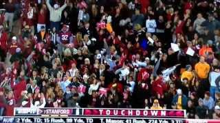 Tyler Gaffney 69yard TD run in 2013 PAC12 Championship Game [upl. by Pazia]