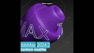 3dsMax 20242 Conform modifier [upl. by Aihsena]