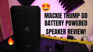 Mackie Thump Go  Battery Powered Bluetooth Speaker  Review [upl. by Nosiram]